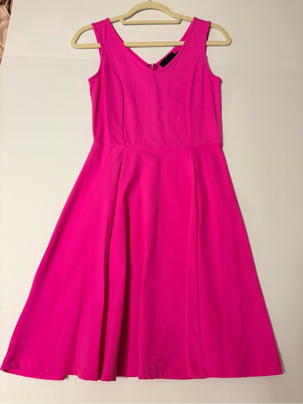 Kacey Montoya’s Closet | Cynthia Rowley Hot Pink Fit-and-Flare Dress